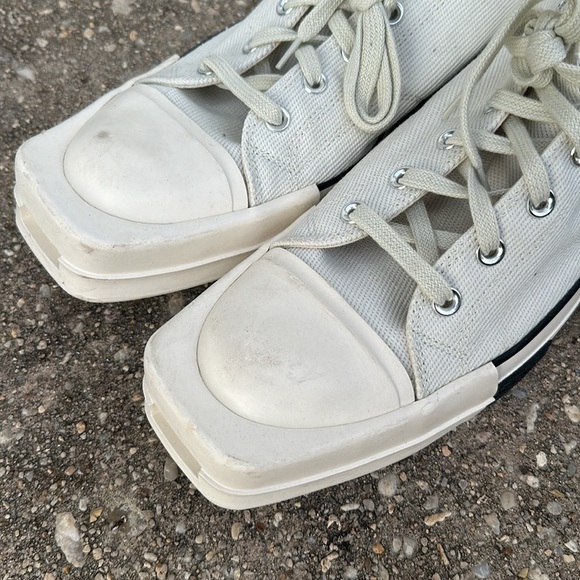 NEW The Rick Owens DRKSDHW X CONVERSE TURBODRK chuck 70 shoes size M 13 W 15 - Picture 6 of 9
